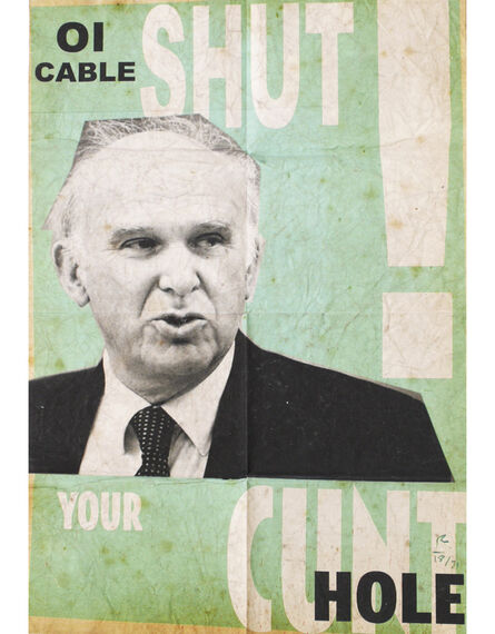Billy Childish, ‘Vince cable royal mail sell-off’, 2013