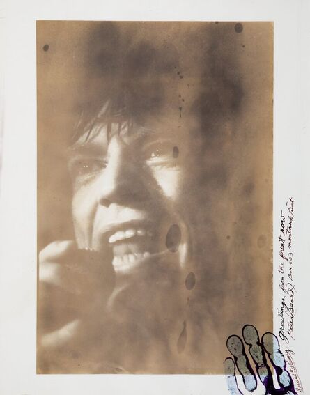 Peter Beard, ‘Mick Jagger - Close Up’, 1972
