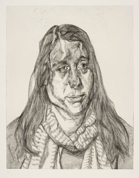 Lucian Freud, ‘Portrait Head’, 2001