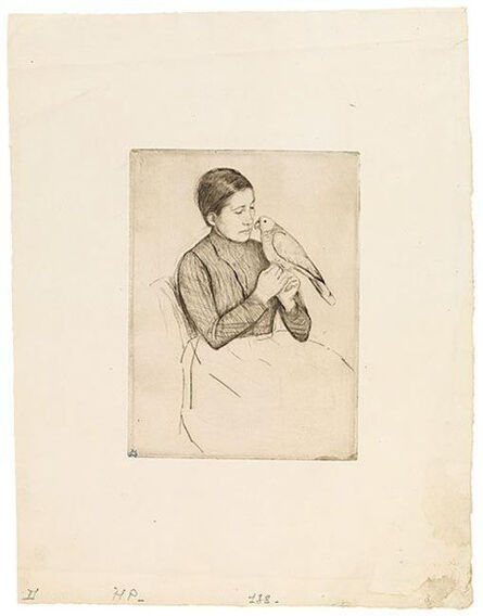Mary Cassatt, ‘The Parrot’, ca. 1891