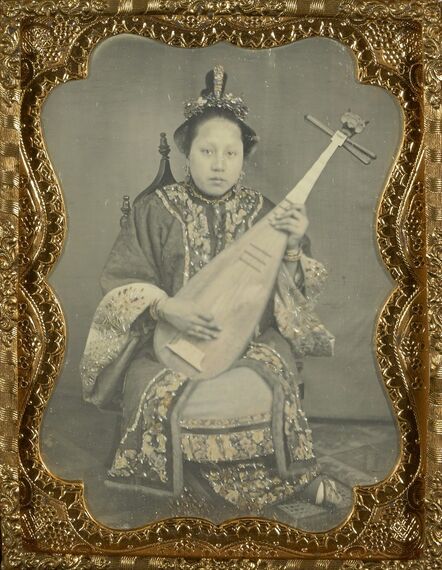 Unknown Artist, ‘Chinese Woman with a Mandolin’, 1860