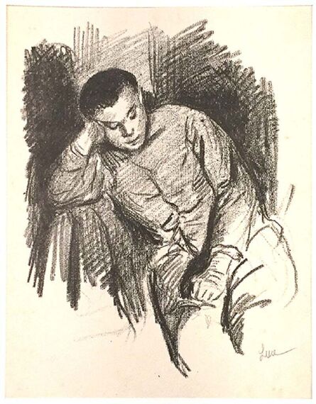Maximilien Luce, ‘Enfant Assis’, 1890s