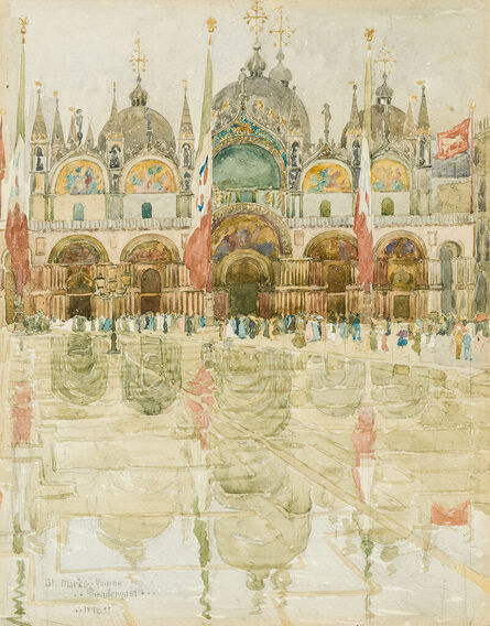 Maurice Brazil Prendergast, ‘St. Mark's, Venice’, 1898