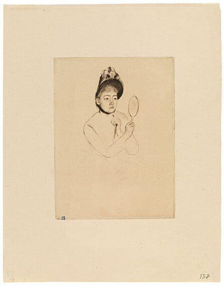 Mary Cassatt, ‘The Bonnet’, ca. 1891