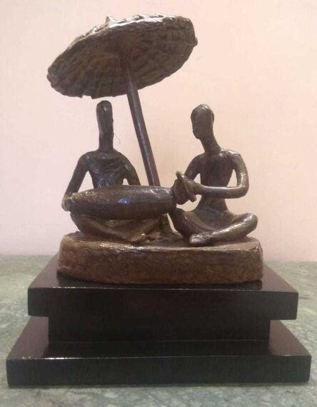 Tushar Kanti Das Roy, ‘Kirtan, Bronze Sculpture by Contemporary Artist “In Stock”’, 2010-2020