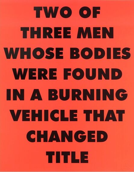 Sterling Ruby, ‘TWO OF THREE MEN’, 2016