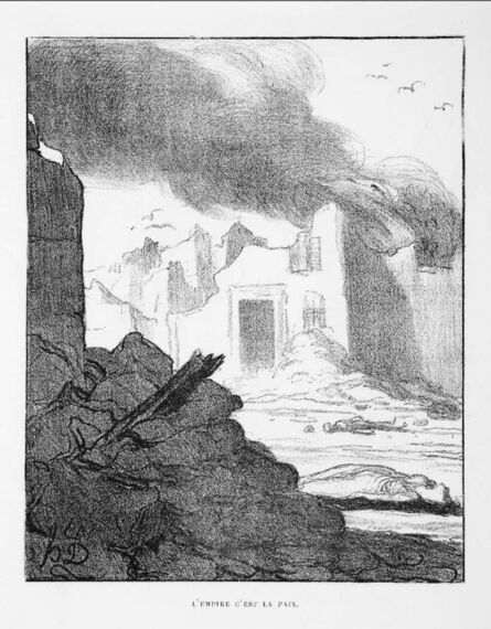 Honoré Daumier, ‘L'Empire c'est la Paix (Empire is Peace)’, 1869