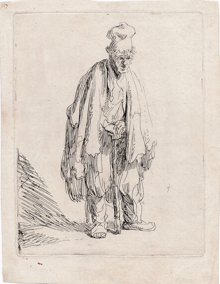 Rembrandt van Rijn, ‘Beggars standing.’, ca. 1631