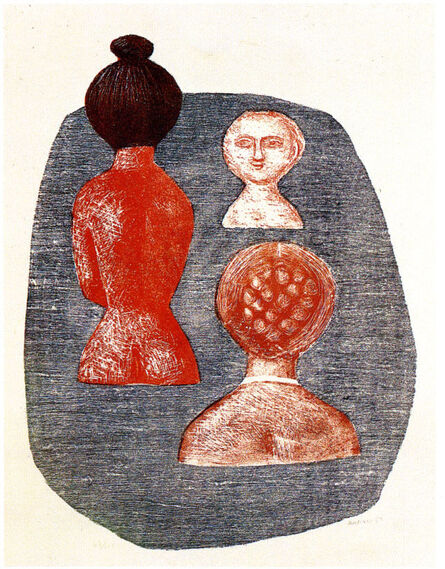 Massimo Campigli, ‘Donne a Ischia’, 1952