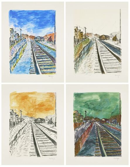 Bob Dylan, ‘The Drawn Blank Series (set of four Train Tracks)’, 2008