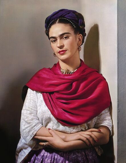 Nickolas Muray, ‘Frida Kahlo with Magenta Rebozo "Classic"’, 1939