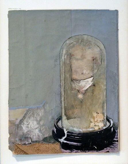 Joe Brainard, ‘Untitled (Male Torso in Glass Cloche)’, 1978