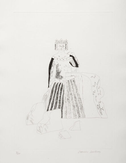 David Hockney, ‘The Princess After Many Years In he Glass Mountain’, 1969