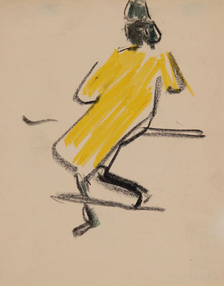 Ernst Ludwig Kirchner, ‘Tanzender Dunkelhäutiger (Dancing Black Man)’, 1910