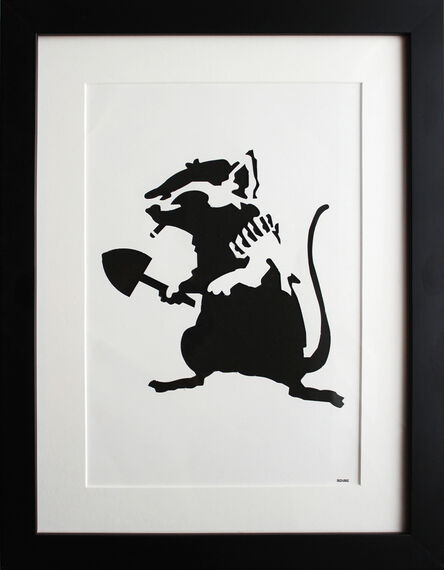 After Banksy, ‘Rat Stencil (designed by Banksy for Bizarre Magazine)’, 2002
