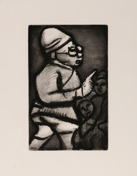 Georges Rouault, ‘L'Administrateur Colonial from Le Reincarnations du Pere Ubu’, 1928