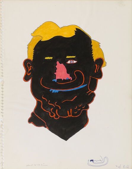 Karl Wirsum, ‘Untitled (Head Study for Awning Series)’, 1966