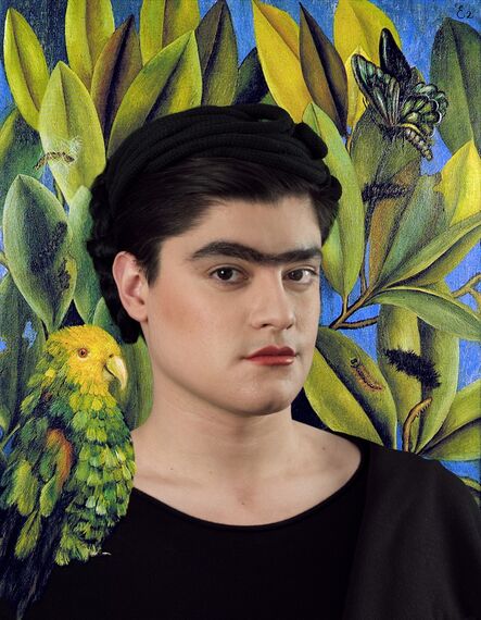 E2 - KLEINVELD & JULIEN, ‘Ode to Frida Kahlo's Self-Portrait with Bonito’, 2018