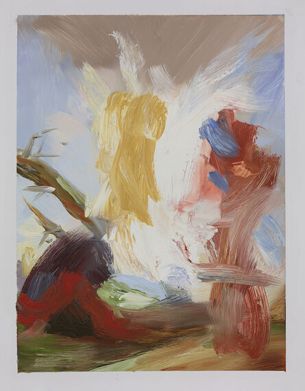 Elise Ansel, ‘Oil Study II for Abraham and Angels’, 2019