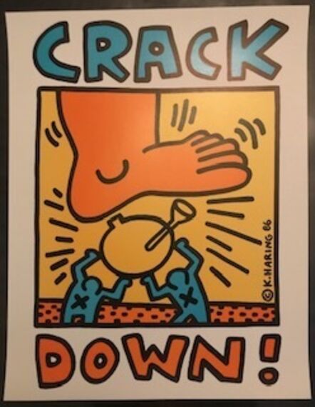 Keith Haring, ‘"Crack Down"’, 1986