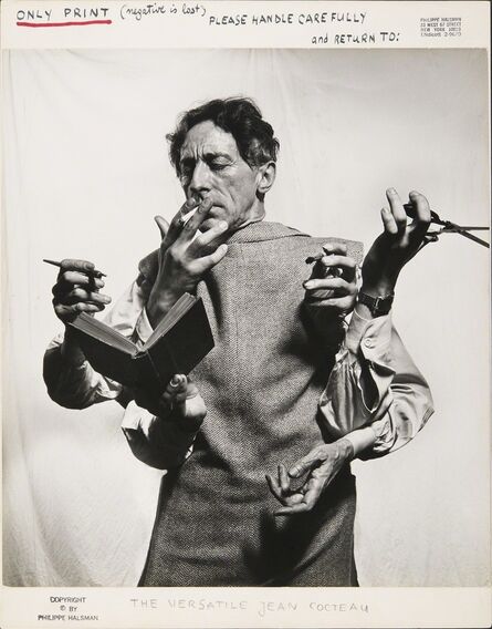 Philippe Halsman, ‘The Versatile Jean Cocteau’, 1949