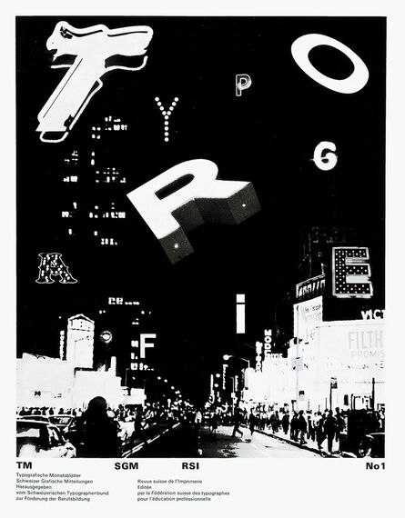 Dan Friedman, ‘Typografie’, 1970-1971