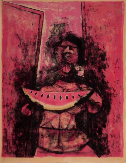 Rufino Tamayo, ‘Mujer con sandía’, 1950