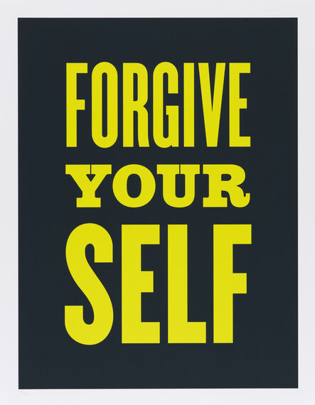 Susan O'Malley, ‘Forgive Yourself, from the series Advice from my 80 Year-Old-Self’, 2015