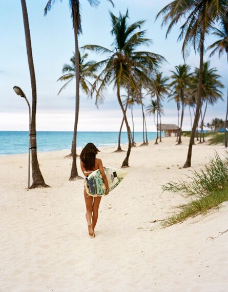 Michael Dweck, ‘Rachel going for a surf, Playa del Este’, 2009
