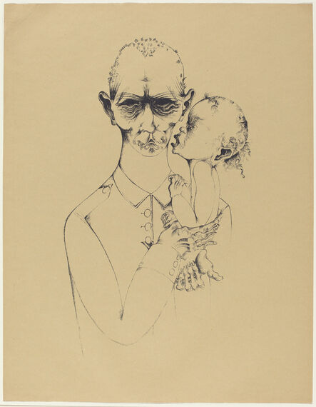 Heinrich Hoerle, ‘Der Vater (The Father)’, 1920