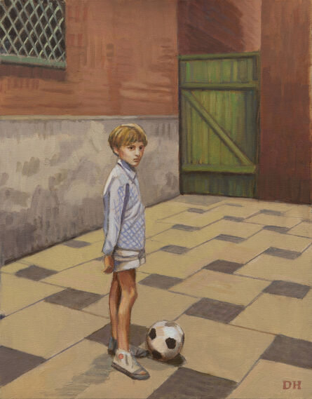 Duncan Hannah, ‘Boy in a Courtyard’, 2020