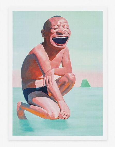 Yue Minjun, ‘Stay Away ’, 2023