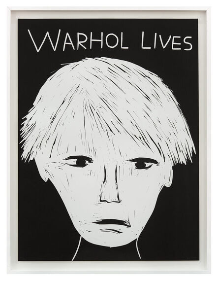 David Shrigley, ‘Warhol Lives’, 2019