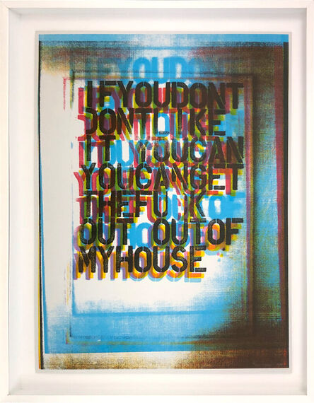 Christopher Wool, ‘MY HOUSE II’, 2000