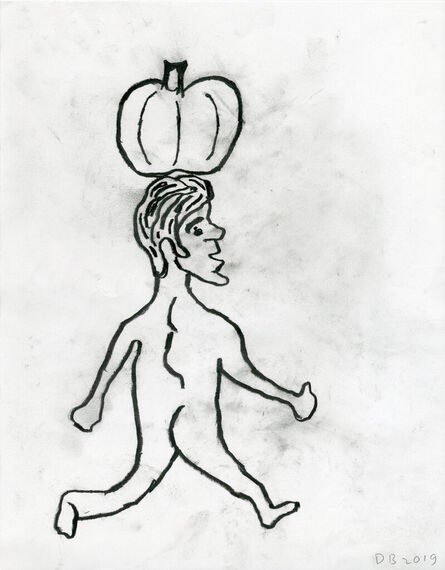 Donald Baechler, ‘untitled (Running Boy with Gourd)’, 2019