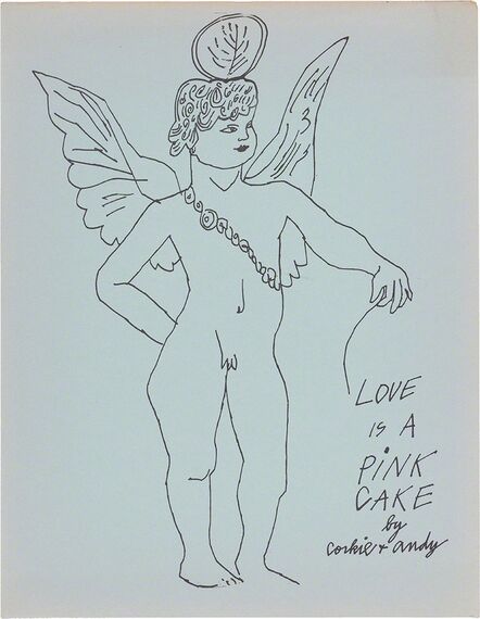 Andy Warhol, ‘Love Is A Pink Cake (Feldman/Schellman Iv.27-50)’, 1953