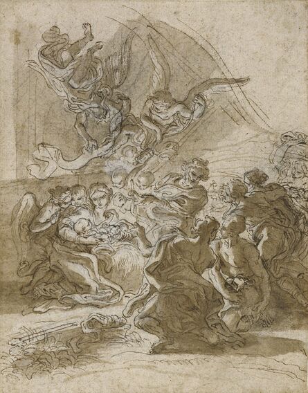 Giovanni Battista Gaulli, called Baciccio, ‘Adoration of the Shepherds’, 1672