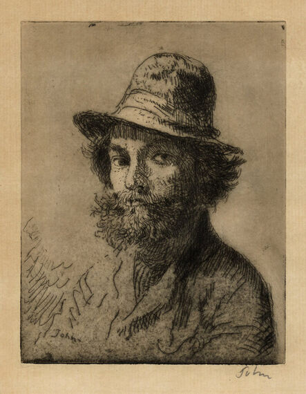Augustus John, ‘Portrait of the Author’, ca. 1901