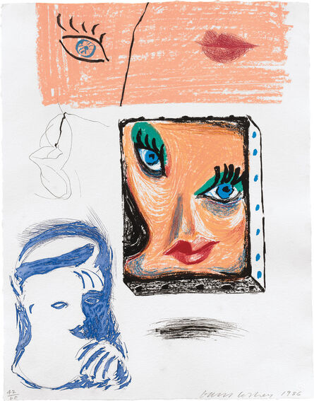 David Hockney, ‘An Image of Celia Study, from Moving Focus Series (M.C.A.T. 280)’, 1986