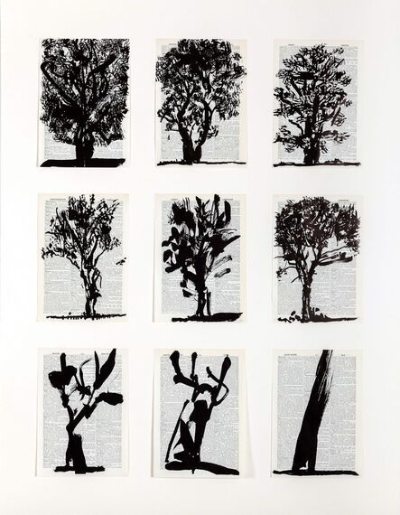 William Kentridge, ‘Universal Archive (Nine Trees)’, 2012