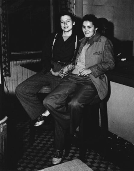Weegee, ‘Girls at the Bar,’, ca. 1946