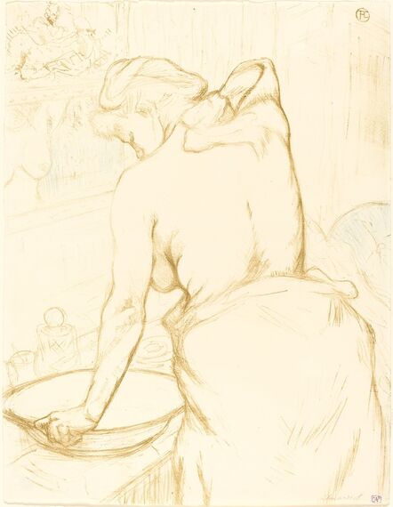 Henri de Toulouse-Lautrec, ‘Woman Washing Herself (Femme qui se lave)’, 1896
