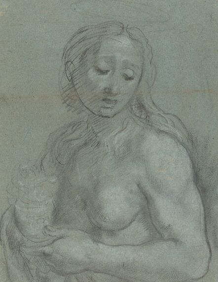 Federico Barocci, ‘Half-Length of Mary Magdalene [verso]’, ca. 1565/1567