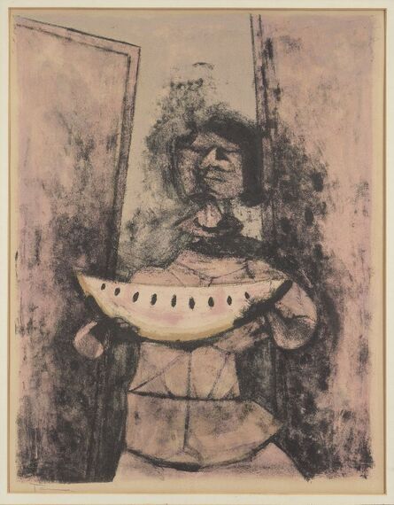 Rufino Tamayo, ‘Mujer con Sandia [Pereda 32]’, 1950
