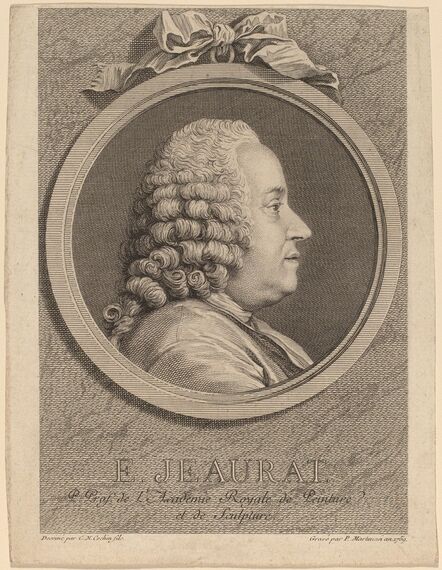 Pierre Francois Martenasie after Charles-Nicolas Cochin II, ‘Edme-Sebastien Jeaurat’, 1759