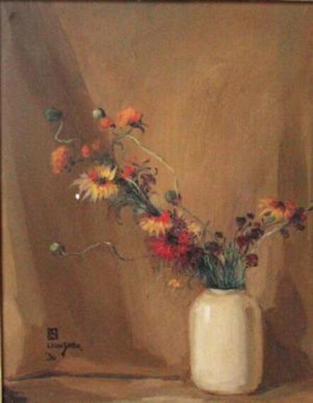 Leon Dabo, ‘Étude des Forms (Flowers in a Vase)’, 1930