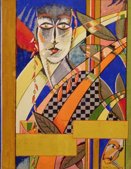 Rolph Scarlett, ‘Art Deco Figure’, ca. 1925