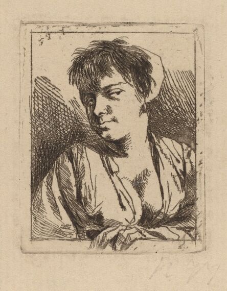 Cornelis Bega, ‘Bust of a Young Woman’