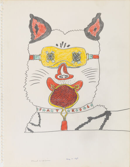 Karl Wirsum, ‘Untitled (Study for No Dogs Aloud - Howlin' Wuff)’, 1965