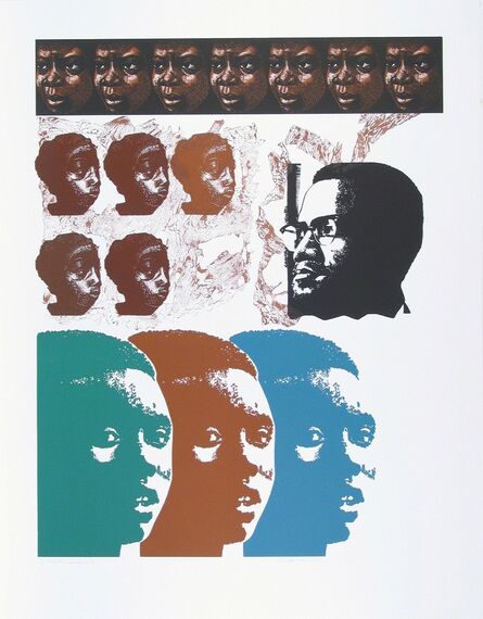 Elizabeth Catlett, ‘Malcolm X Speaks for Us ’, 1969